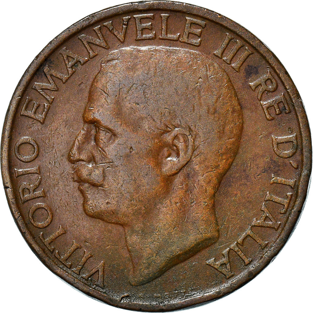 Coin, Italy, Vittorio Emanuele III, 10 Centesimi, 1936, Rome, VF(30-35), Bronze