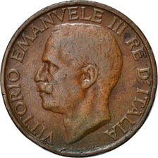 Coin, Italy, Vittorio Emanuele III, 10 Centesimi, 1936, Rome, VF(30-35), Bronze