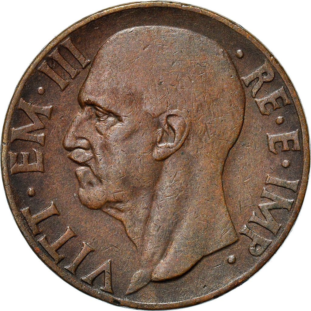 Monnaie, Italie, Vittorio Emanuele III, 10 Centesimi, 1937, Rome, TTB, Cuivre