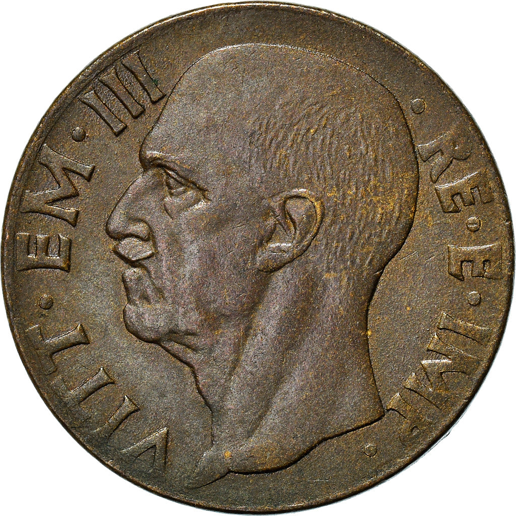 Coin, Italy, Vittorio Emanuele III, 10 Centesimi, 1943, Rome, EF(40-45)