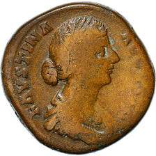 Coin, Faustina II, Sestertius, 161-164, Rome, VF(20-25), Bronze, RIC:1651