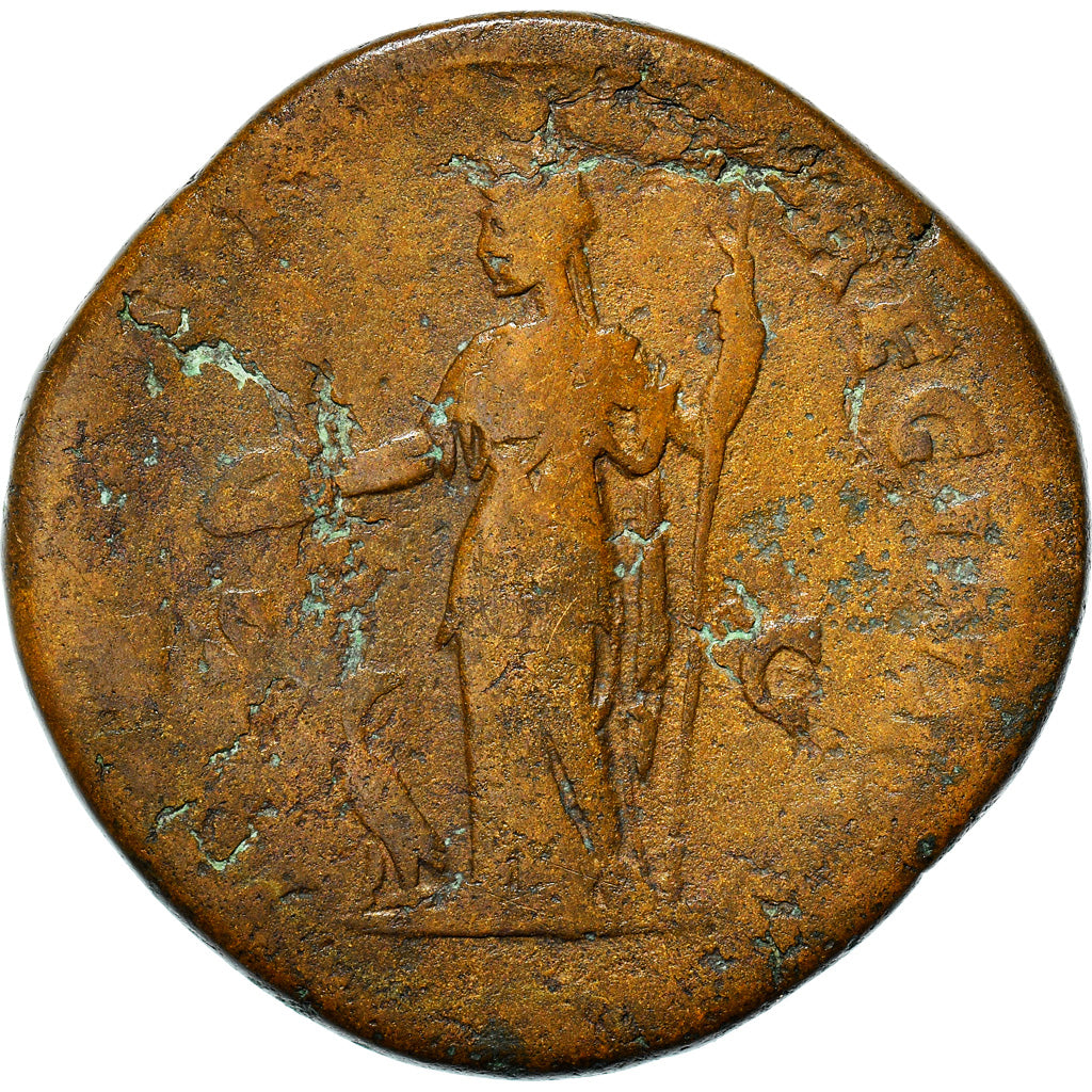 Coin, Faustina II, Sestertius, 161-164, Rome, VF(20-25), Bronze, RIC:1651