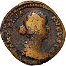 Coin, Faustina II, Sestertius, Roma, VF(30-35), Bronze, RIC:1628