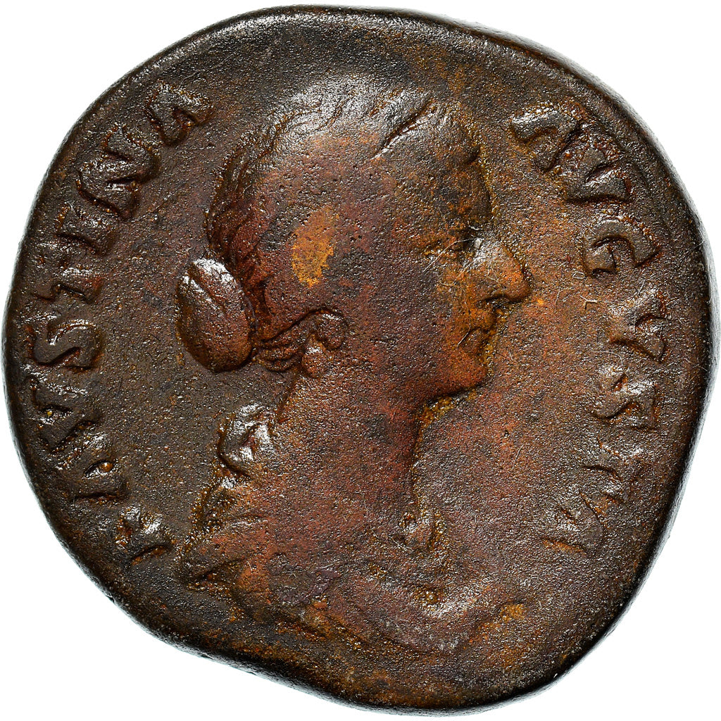 Coin, Faustina II, Sestertius, Roma, VF(30-35), Bronze, RIC:1654