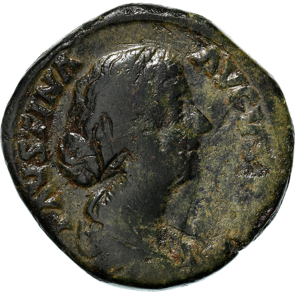 Moeda, Faustina II, Sestertius, Roma, VF(30-35), Bronze, RIC:1688