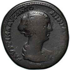 Coin, Faustina II, Sestertius, 147-150, Rome, VF(30-35), Bronze, RIC:1387