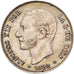 Coin, Spain, Alfonso XII, 2 Pesetas, 1882, Madrid, MS(60-62), Silver, KM:678.2