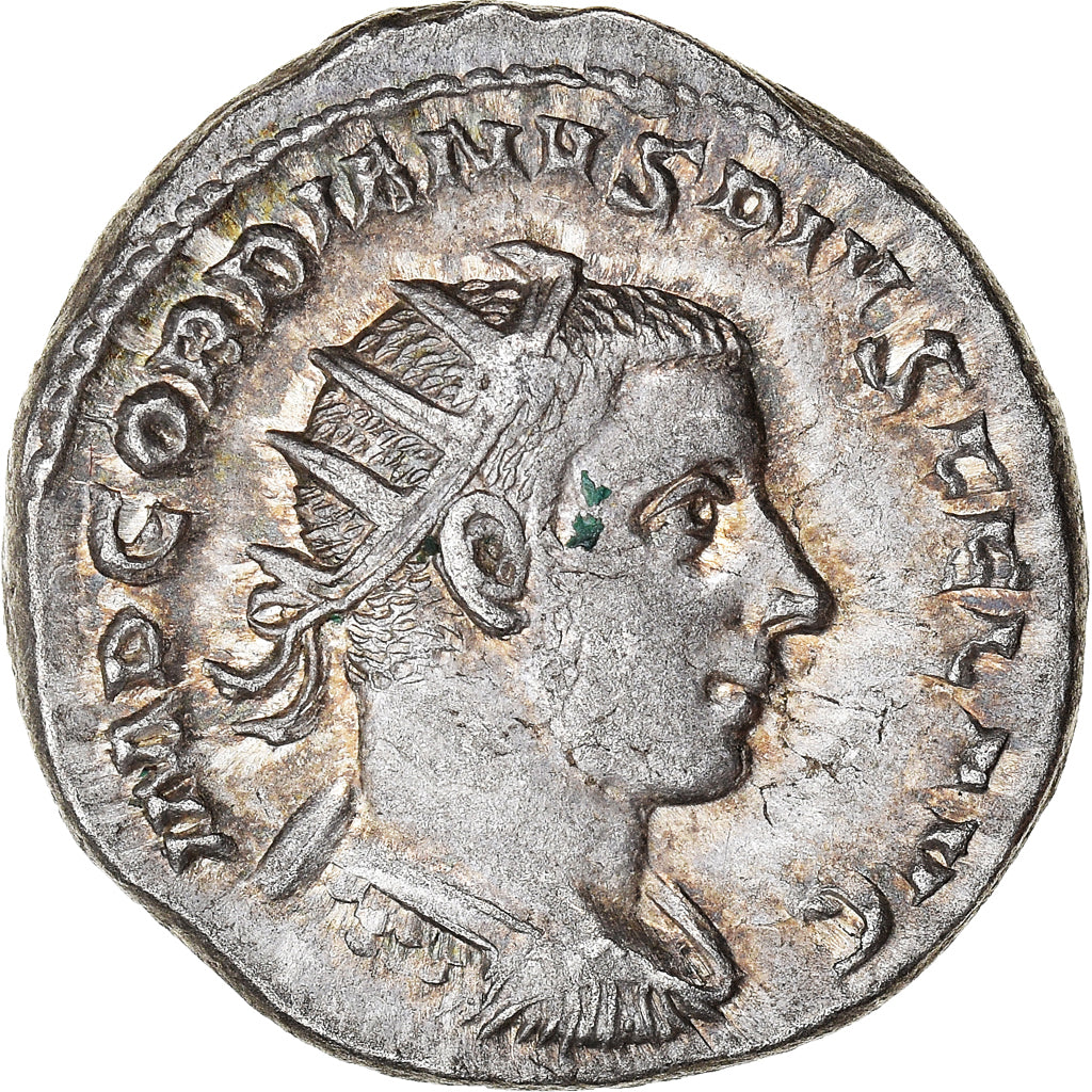 Coin, Gordian III, Antoninianus, AD 242, Roma, AU(55-58), Billon, RIC:213