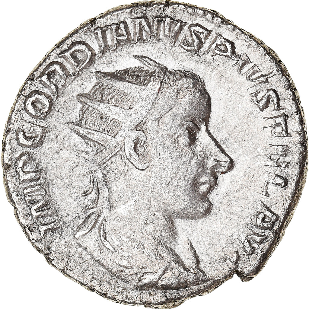 Moneta, Gordian III, Antoninianus, 239-240, Roma, AU(50-53), Bilon, RIC:65