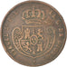 Spain, 1/2 Réal, 1852, KM #591.3, VF(20-25), Copper, 19.39