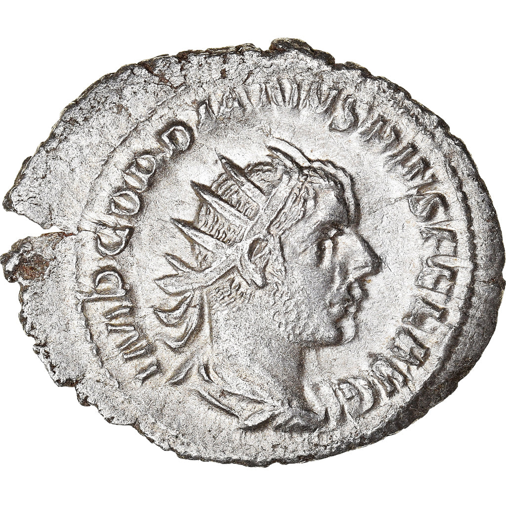 Coin, Gordian III, Antoninianus, AD 242, Rome, AU(55-58), Billon, RIC:89