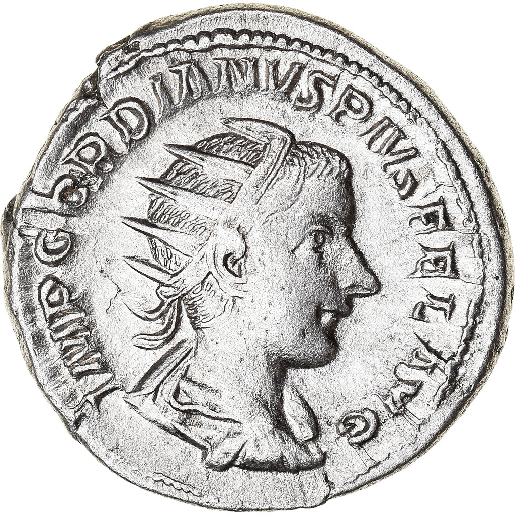 Coin, Gordian III, Antoninianus, 240, Rome, AU(50-53), Billon, RIC:69