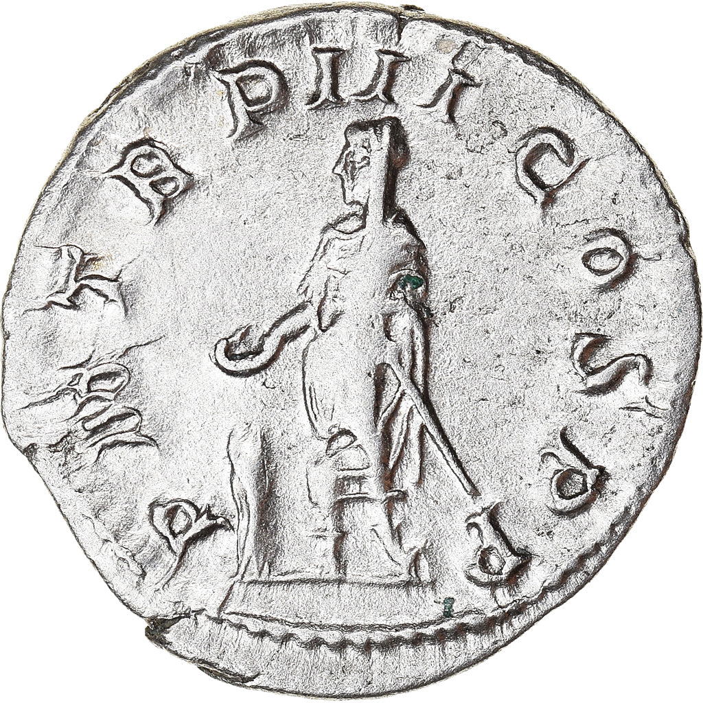 Coin, Gordian III, Antoninianus, 240, Rome, AU(50-53), Billon, RIC:69