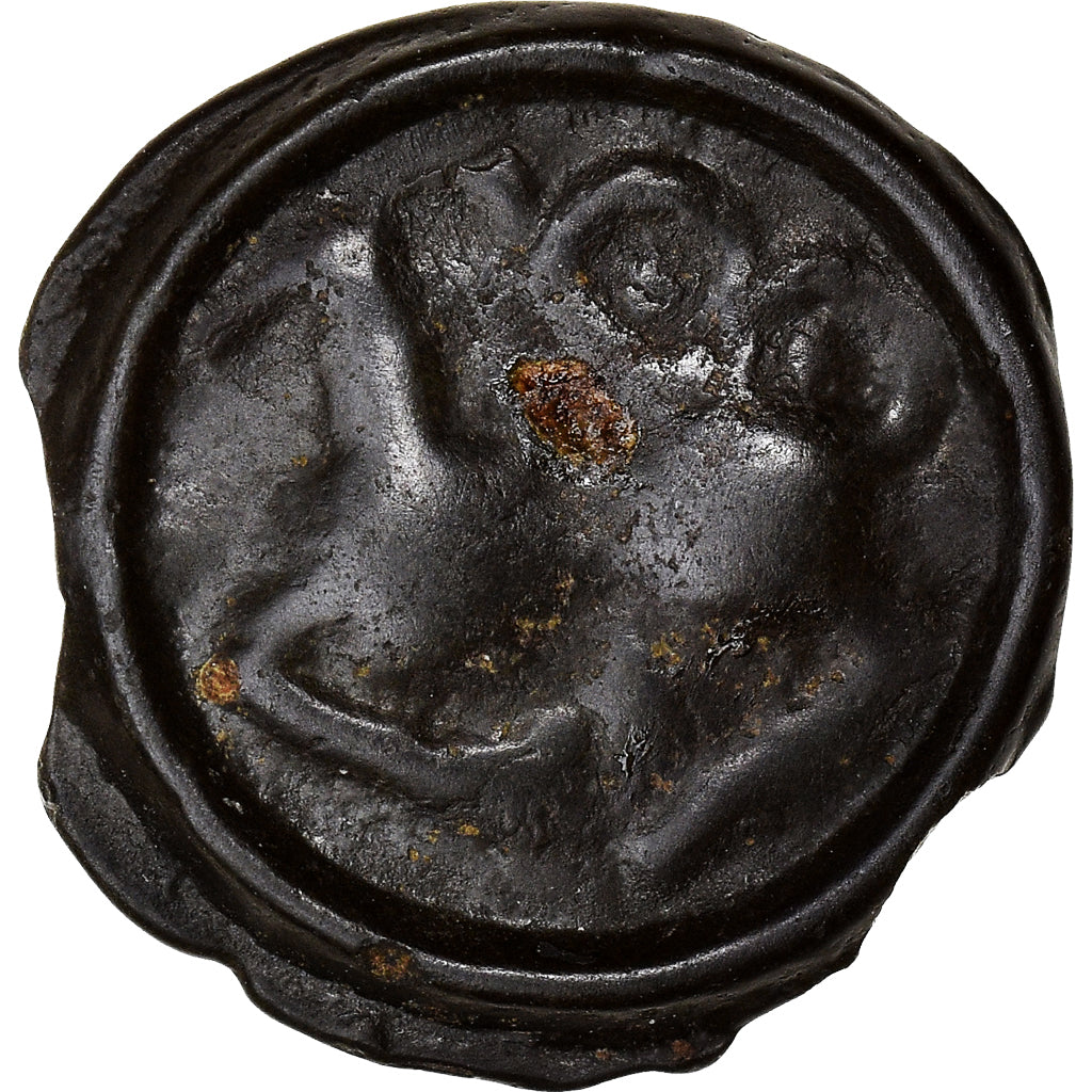 Moneta, Sequani, Potin, Ist century BC, BB+, Potin, Delestrée:3256