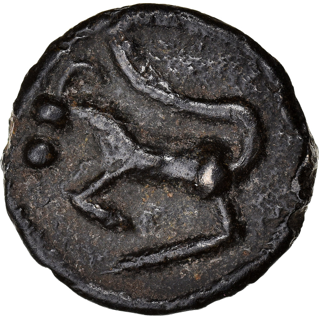 Coin, Sequani, Potin à la grosse tête, Ist century BC, EF(40-45), Potin