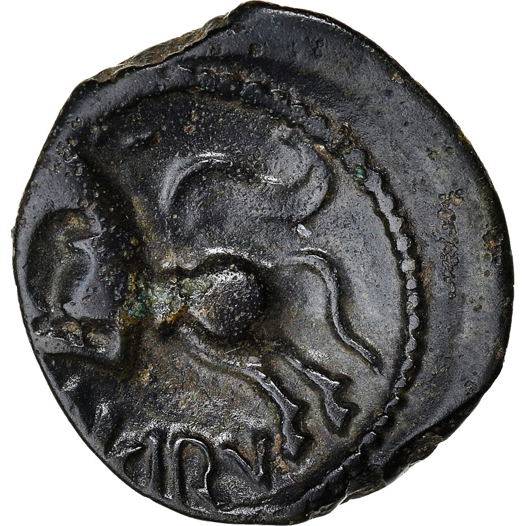 Monnaie, Suessions, Bronze CRICIRV, Ier siècle AV JC, TTB, Bronze
