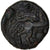 Moeda, Bellovaci, Bronze au personnage courant, Ist century BC, EF(40-45)
