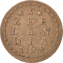 NETHERLANDS, Duit, 1794, KM #105, EF(40-45), Copper, 2.96