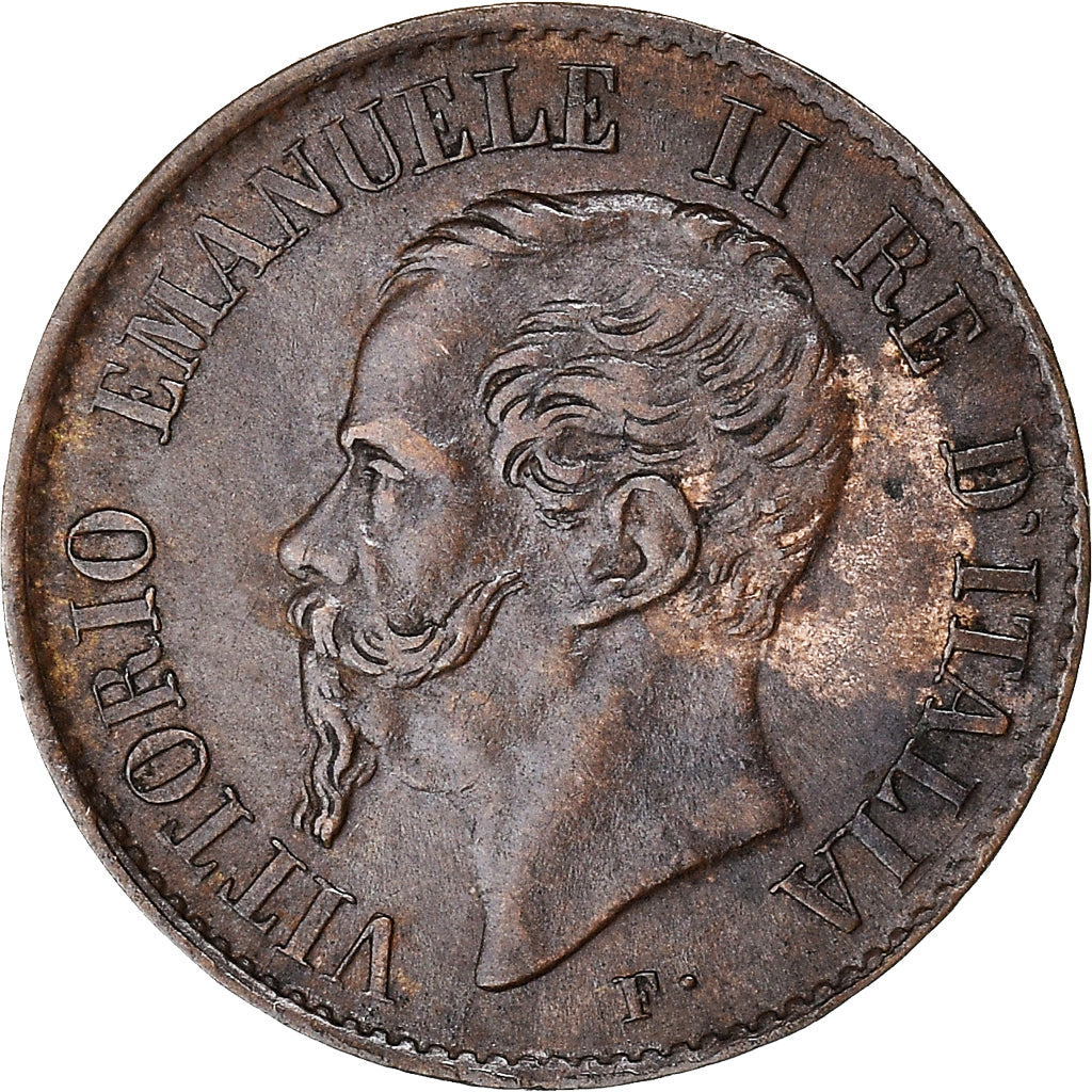 Monnaie, Italie, Vittorio Emanuele II, Centesimo, 1867, Milan, TTB+, Cuivre