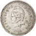 NEW HEBRIDES, 100 Francs, 1966, Paris, KM #1, EF(40-45), Silver, 36, 24.91