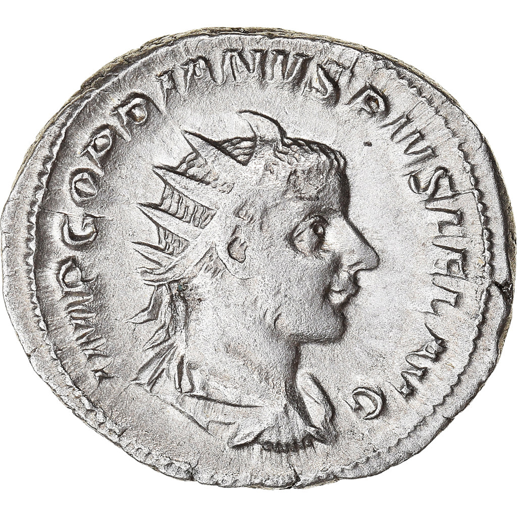 Coin, Gordian III, Antoninianus, 243-244, Rome, AU(55-58), Billon, RIC:147