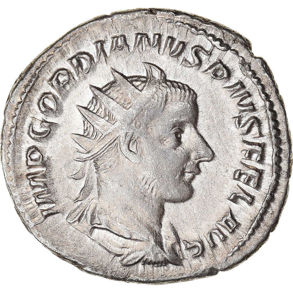 Coin, Gordian III, Antoninianus, 244, Rome, AU(55-58), Billon, RIC:145