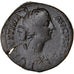 Moeda, Faustina II, Sestertius, 161-176, Rome, VF(30-35), Bronze, RIC:1630