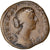 Moneda, Diva Faustina II, Sestercio, 175-176, Rome, BC+, Bronce, RIC:1716
