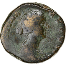Coin, Faustina II, Sestertius, 145-161, Rome, VF(30-35), Bronze, RIC:1371