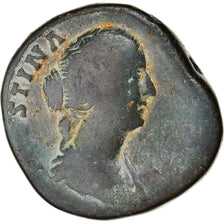 Coin, Faustina II, Sestertius, 145-161, Rome, VF(30-35), Bronze, RIC:1367