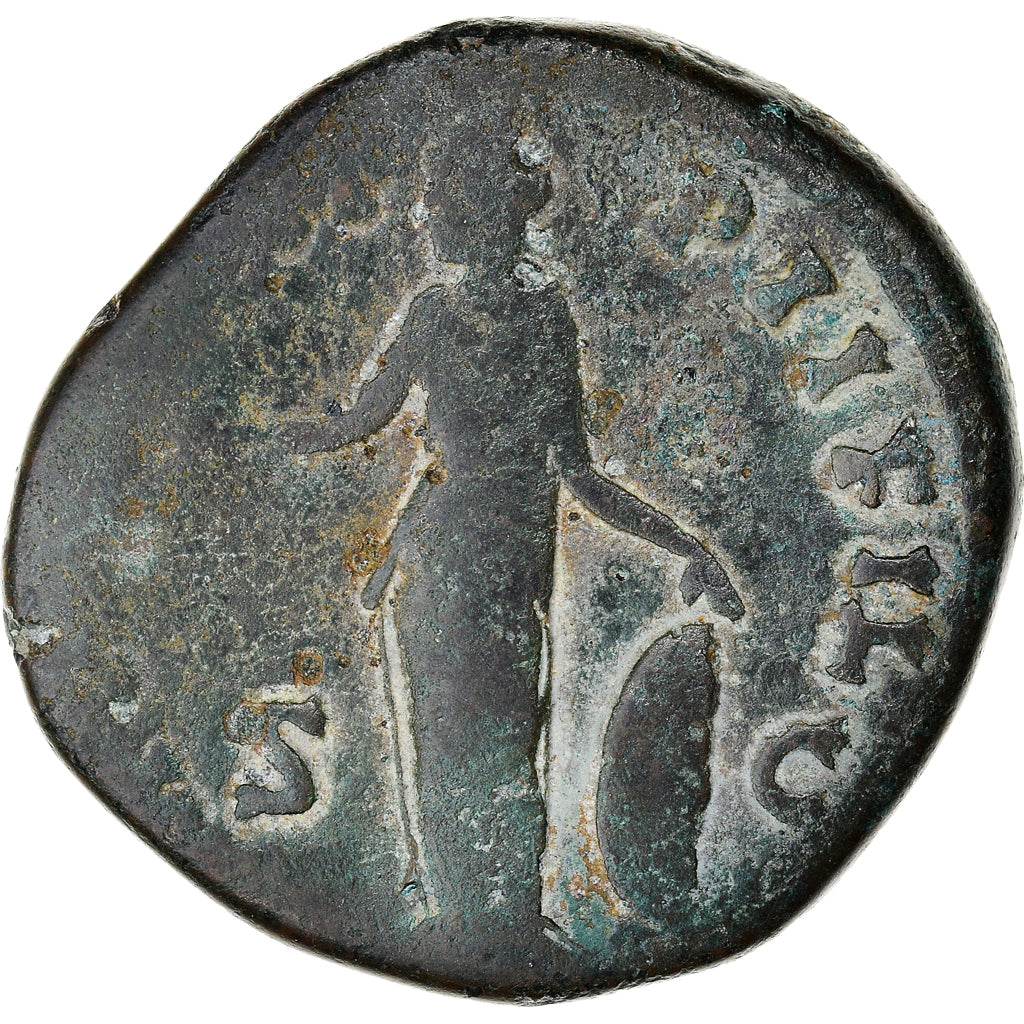 Coin, Faustina II, Sestertius, 145-161, Rome, VF(30-35), Bronze, RIC:1367