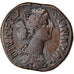 Coin, Diva Faustina II, Sestertius, 175-176, Rome, VF(30-35), Bronze, RIC:1696