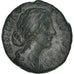 Moneda, Faustina II, As, Rome, BC+, Cobre