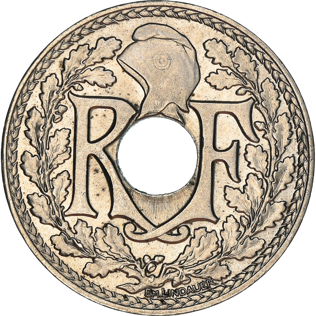 Moneda, Francia, Lindauer, 25 Centimes, 1915, MBC+, Níquel, KM:867, Gadoury:379