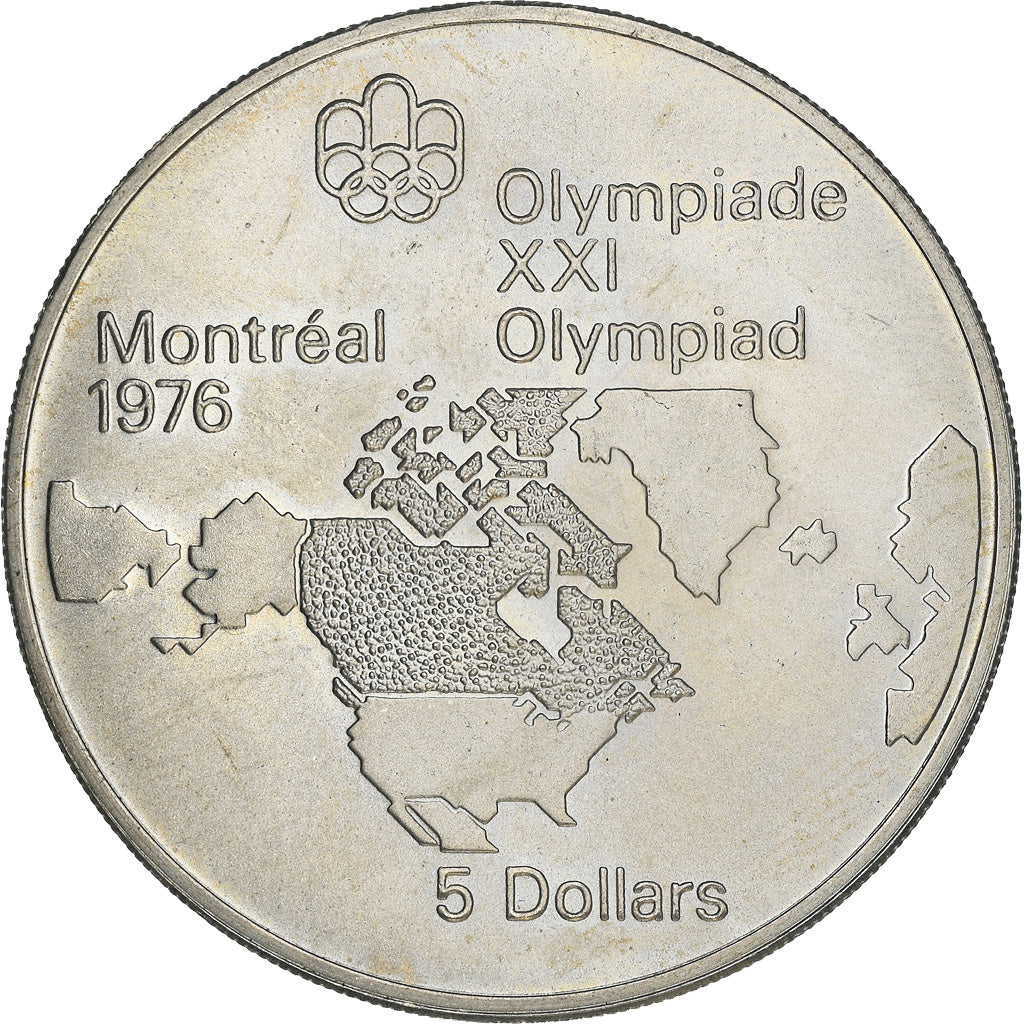 Coin, Canada, Elizabeth II, 5 Dollars, 1973, Royal Canadian Mint, Ottawa, FDC