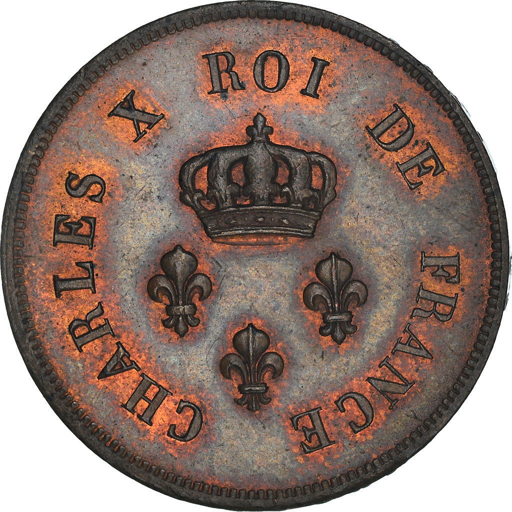 Munten, Frankrijk, Charles X, Module de 2 francs, 1824, Paris, UNC-, Bronzen