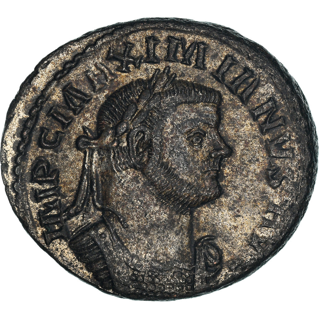 Moneda, Maximianus, Follis, Lyon - Lugdunum, EBC, Vellón, RIC:44
