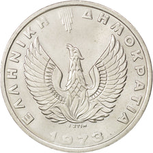 GREECE, 20 Drachmai, 1973, KM #112, MS(63), Copper-Nickel, 29, 11.00