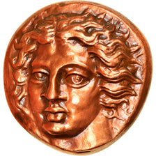 Francja, Medal, Reproduction Monnaie Grecque, Carie, Rhodes, Historia, 1966