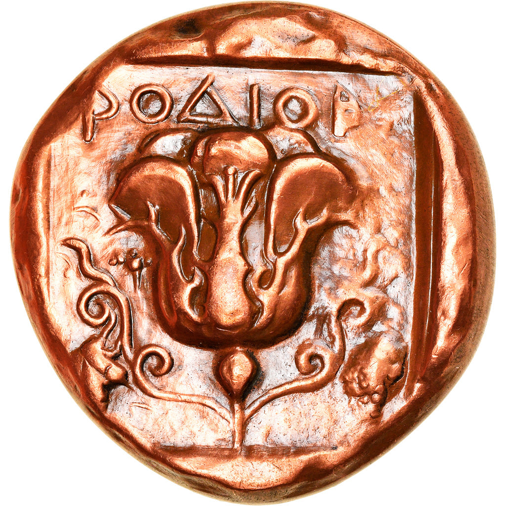 Francja, Medal, Reproduction Monnaie Grecque, Carie, Rhodes, Historia, 1966