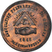 Moneda, Francia, Banque du Peuple, Franc, 1848, ESSAI, EBC+, Cobre, Mazard:1399
