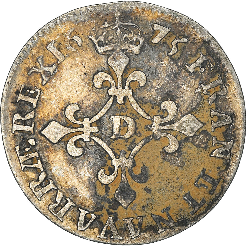 Moneda, Francia, Louis XIV, 4 Sols dits « des Traitants », 4 Sols, 1675