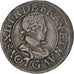 Münze, Frankreich, Louis XIII, Double tournois, buste juvénile, Double