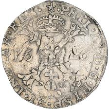 Munten, Lage Spaanse landen, Filip IV, Patagon, 1626, Maastricht, ZF+, Zilver