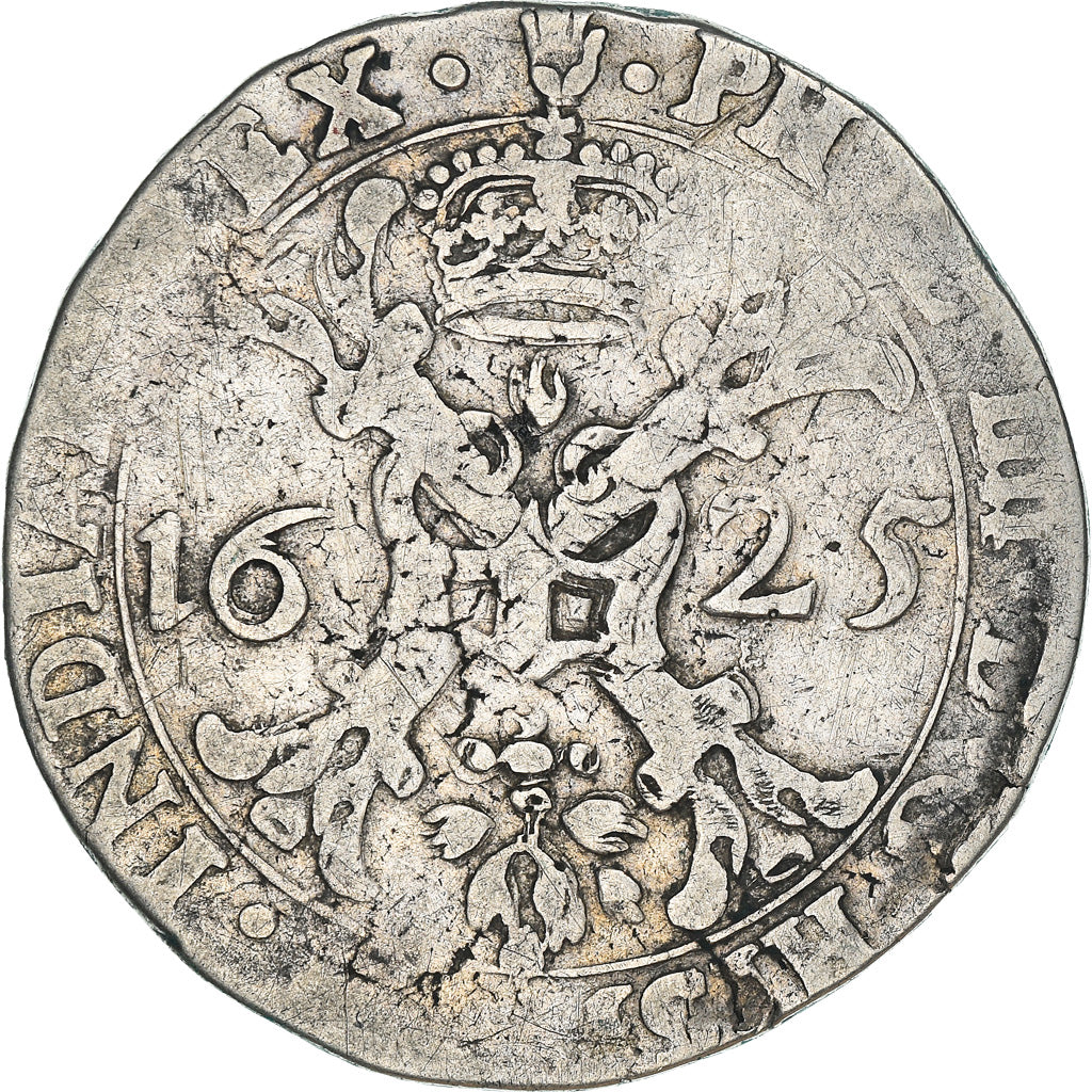 Coin, Spanish Netherlands, Philip IV, 1/2 Patagon, 1625, Antwerp, EF(40-45)