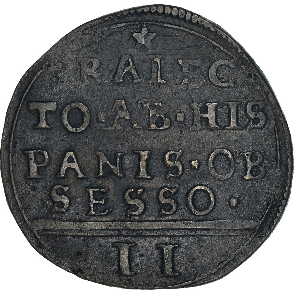 Coin, Spanish Netherlands, II Sols Obisdional, 1579, Maastricht, AU(50-53)