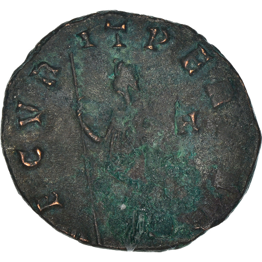 Moneda, Gallienus, Antoninianus, BC+, Vellón, RIC:288