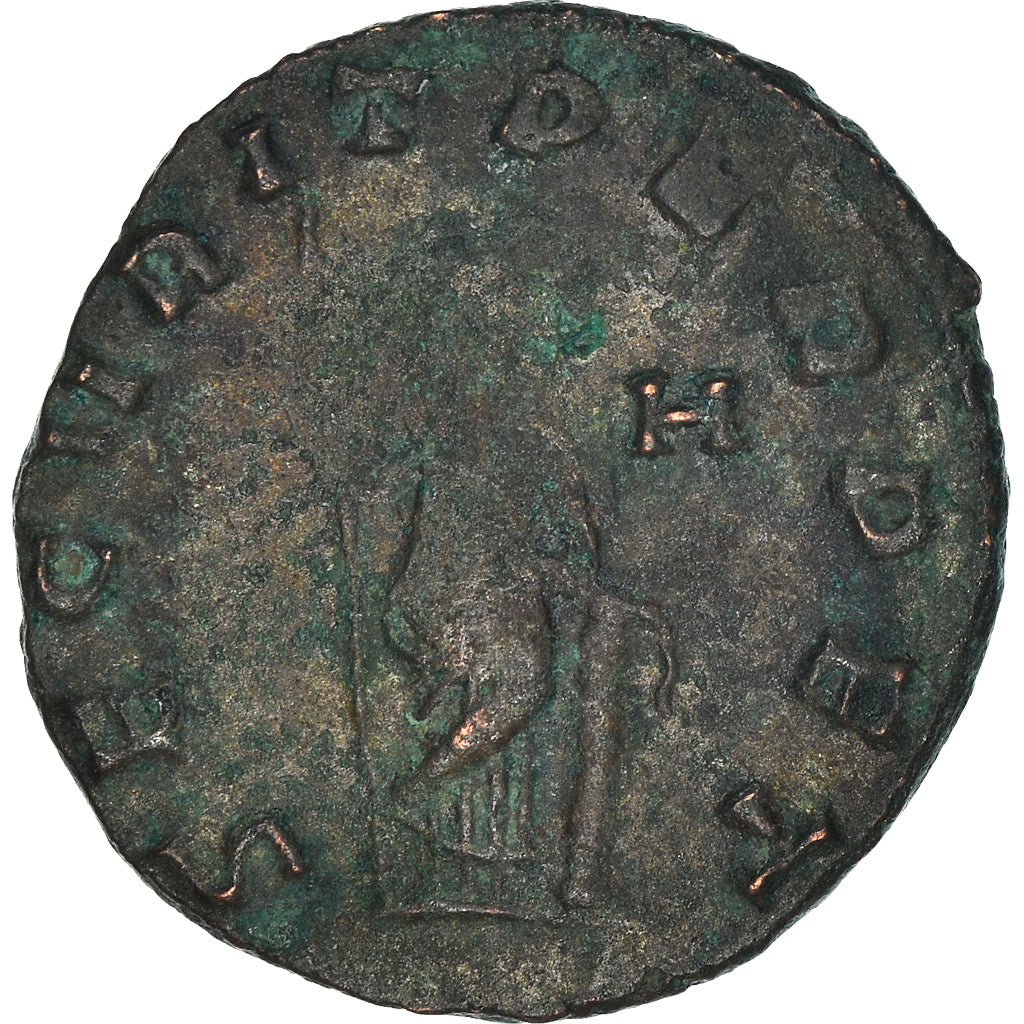 Moneda, Gallienus, Antoninianus, BC+, Vellón, RIC:288