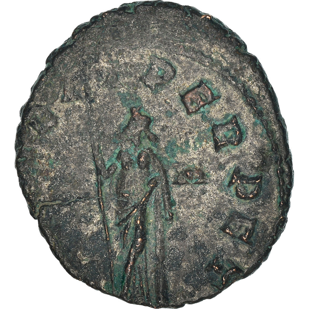 Moneda, Gallienus, Antoninianus, BC+, Vellón, RIC:288