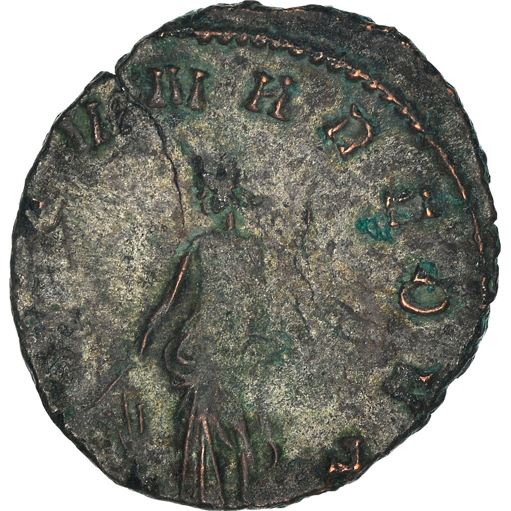 Moneda, Gallienus, Antoninianus, BC+, Vellón, RIC:193